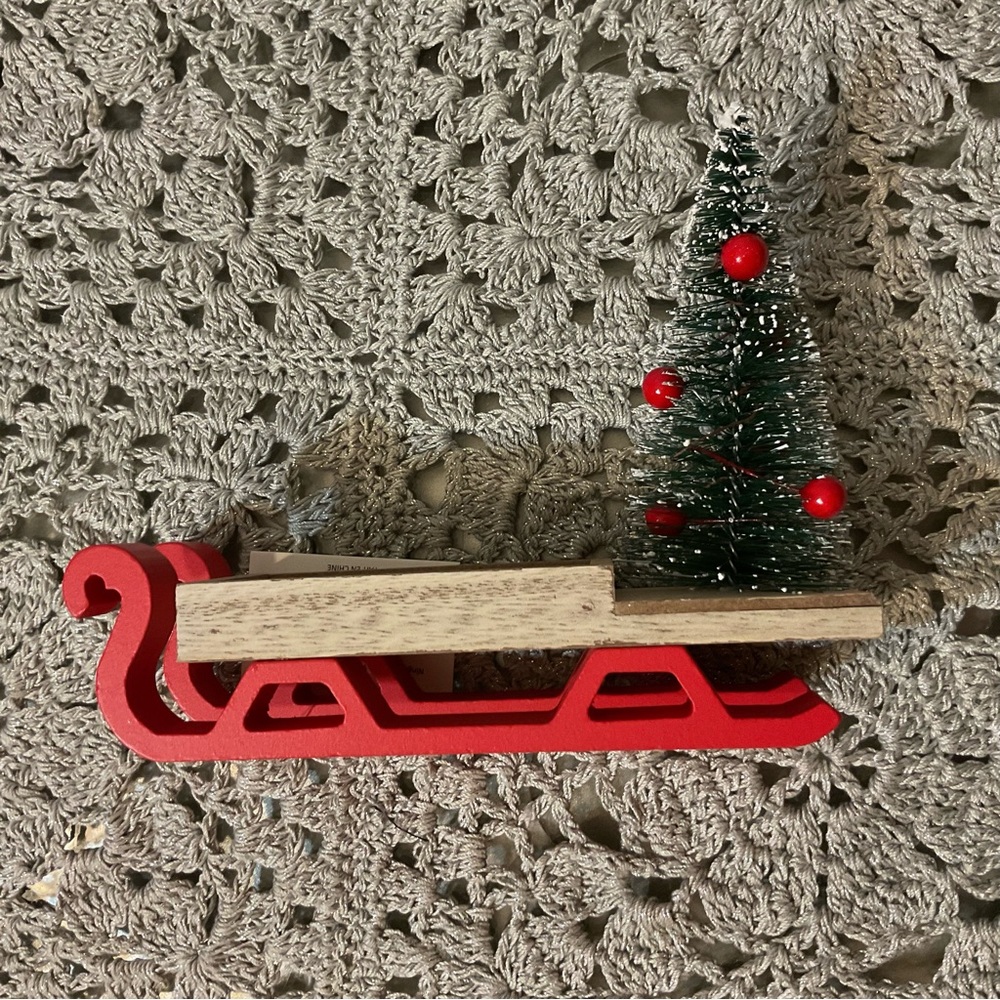 Wooden Sleigh Calendar - Picture 7 of 7